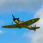 spitfire in sky